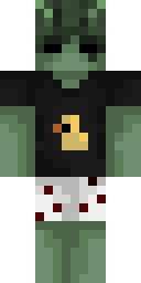 Alien boy front view